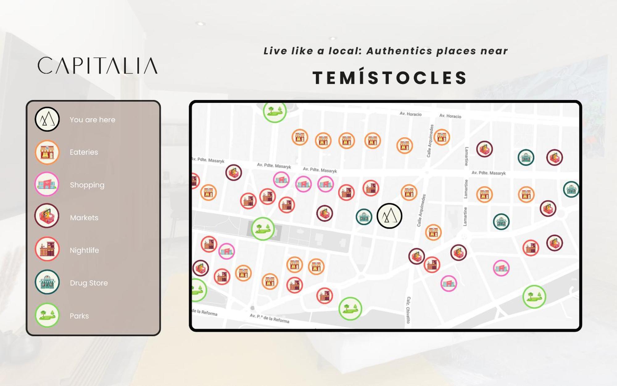 Capitalia - Luxury Apartments - Temistocles 40 Mexico-stad Buitenkant foto